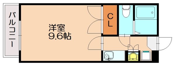 福岡空港駅 徒歩18分 5階の物件間取画像